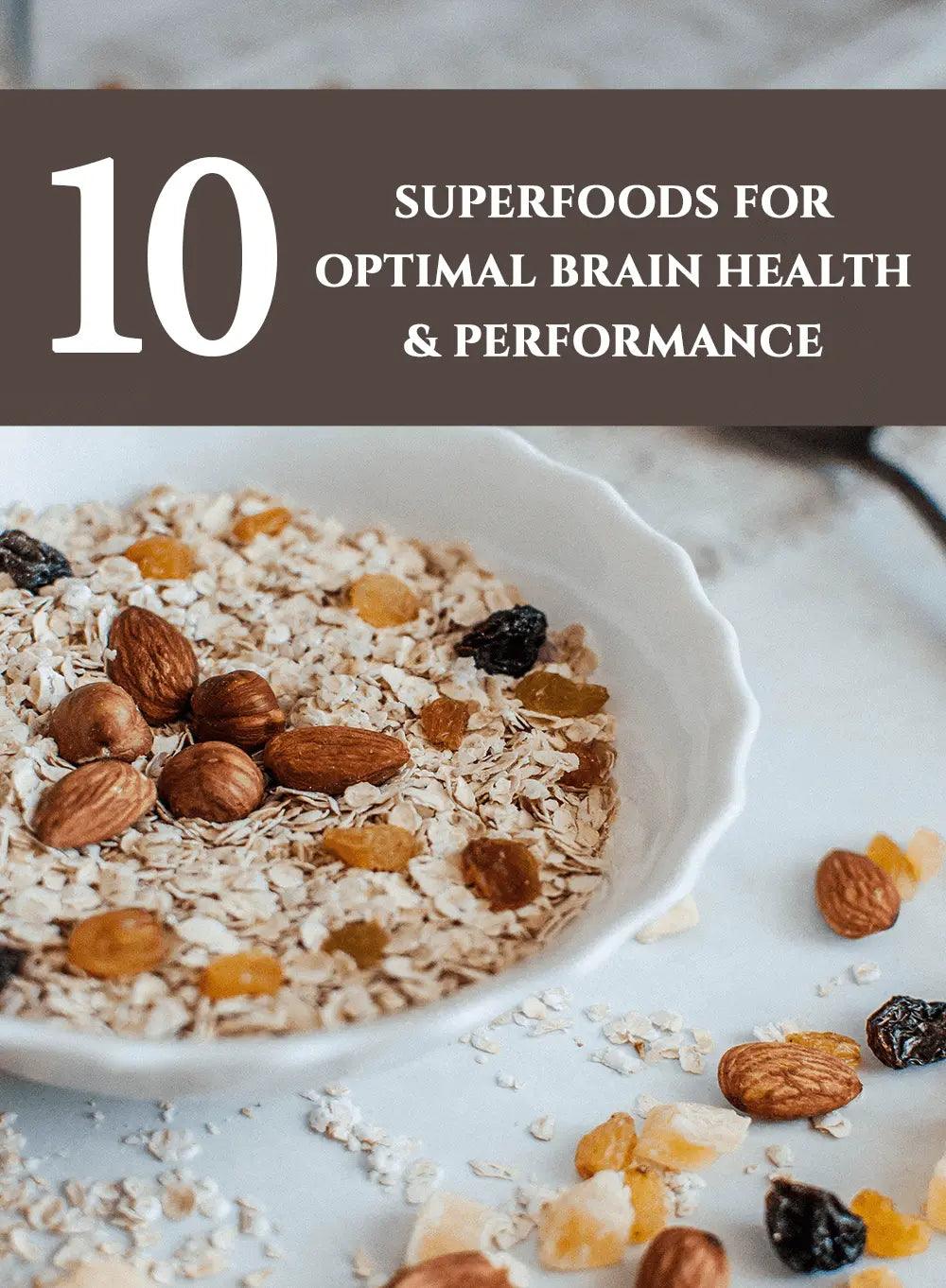 10 Super Foods For Brain Health & Performance - Happiness Harmony Hub
