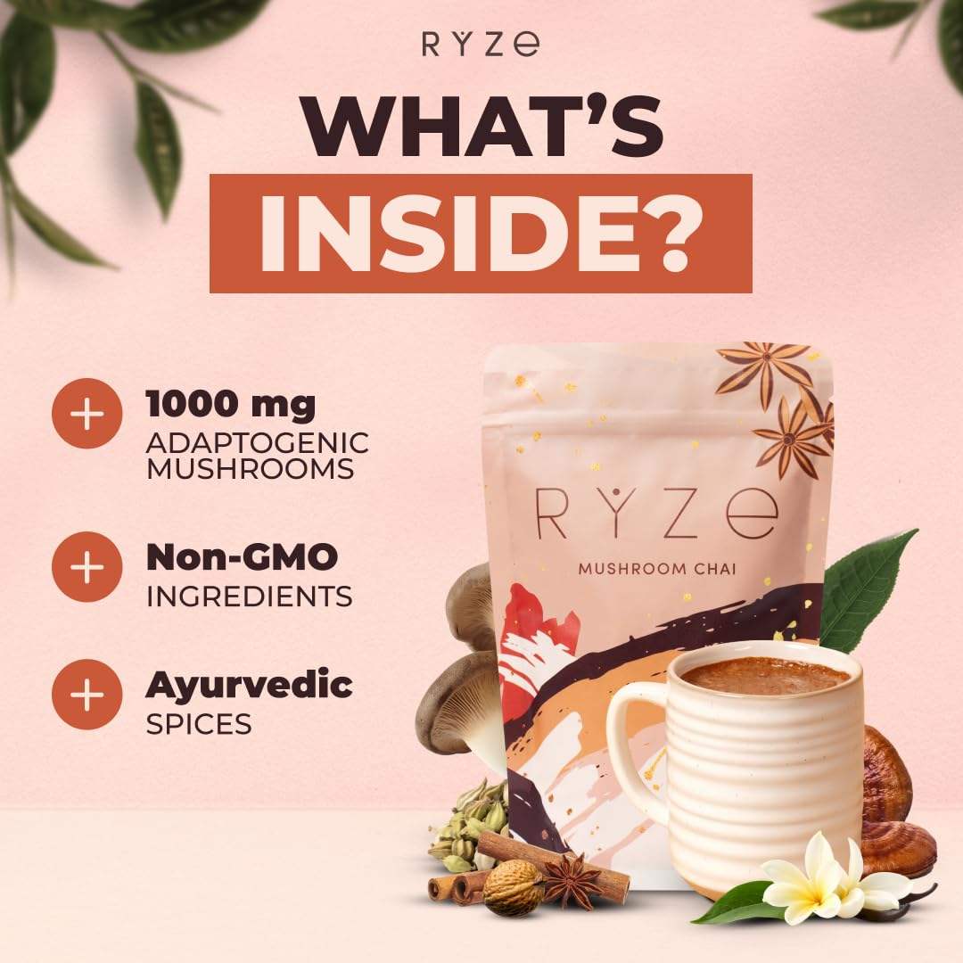 Ryze Mushroom Chai - Happiness Harmony Hub