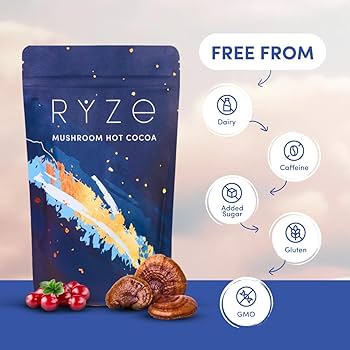 🍄 RYZE Mushroom Hot Cocoa – Sleep Like a Baby, Wake Like a Boss! 💤☀️ - Happiness Harmony Hub