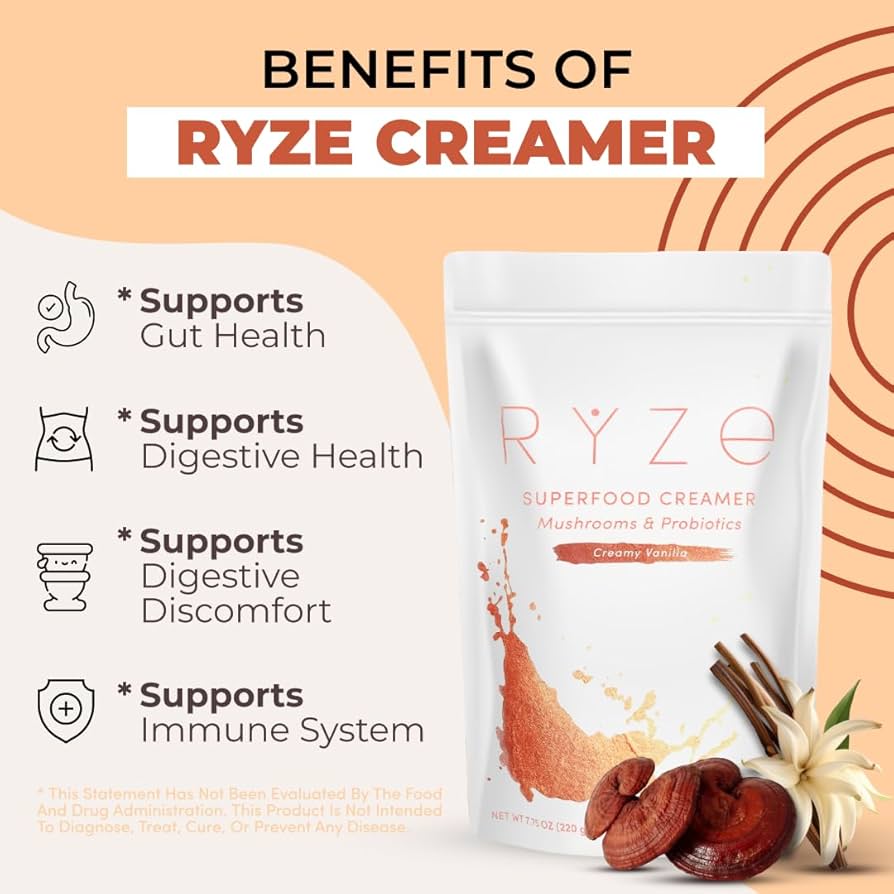 🌟 Ryze Probiotic Creamer – Gut Health Meets Creamy Goodness! 🌟 - Happiness Harmony Hub
