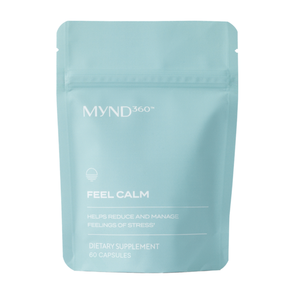 Photo showing Mynd360 Feel Calm Supplements 