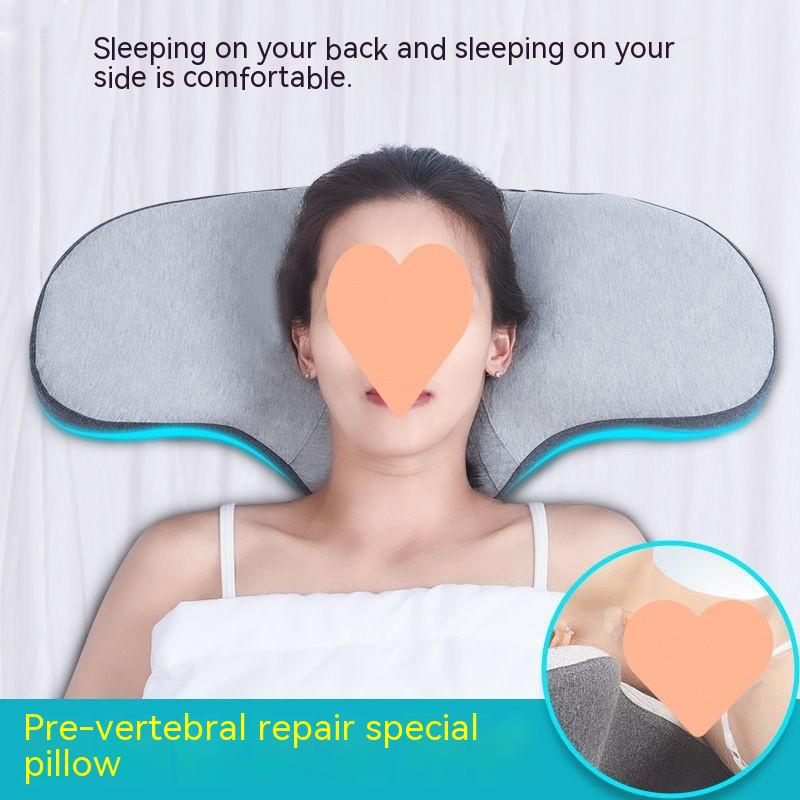 woman sleeping on repair special pillow