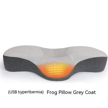 USB hyperthermia frog pillow grey coat